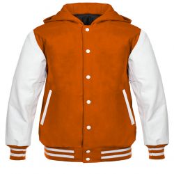 Varsity Hoody Orange/white